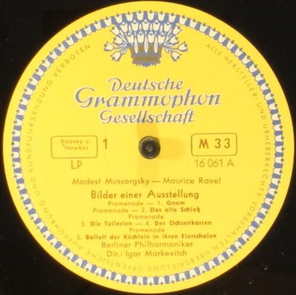 Deutsche Grammophon LP 16 061 - Bilder Einer Ausstellung - Image 3
