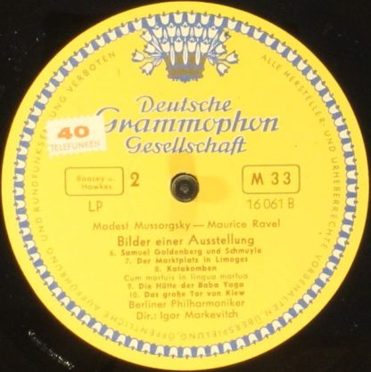 Deutsche Grammophon LP 16 061 - Bilder Einer Ausstellung - Image 4