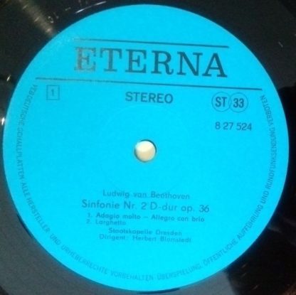 Eterna 8 27 524 - Sinfonie Nr. 2 D-dur Op. 36 & Sinfonie Nr. 9 D - Image 4