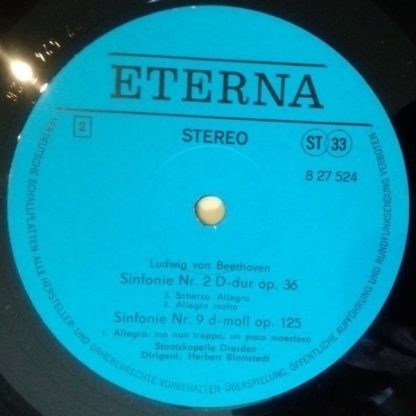 Eterna 8 27 524 - Sinfonie Nr. 2 D-dur Op. 36 & Sinfonie Nr. 9 D - Image 5