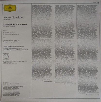 Deutsche Grammophon 2530 828 - Symphonie Nr. 9 - Image 2