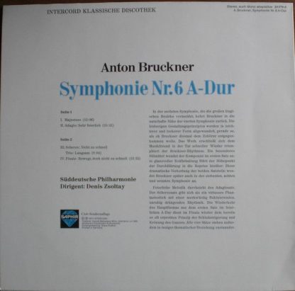 Saphir 29 379-5 - Symphonie Nr. 6 A-Dur - Image 2