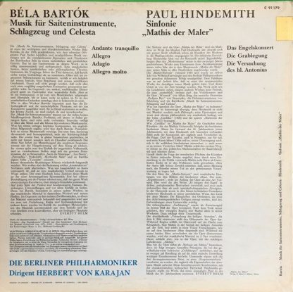 Columbia STC 91 179 - Mathis Der Maler / Musik Für Saiteninstrum - Image 2