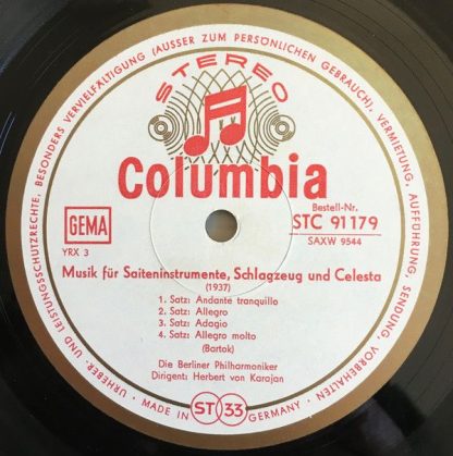 Columbia STC 91 179 - Mathis Der Maler / Musik Für Saiteninstrum - Image 4