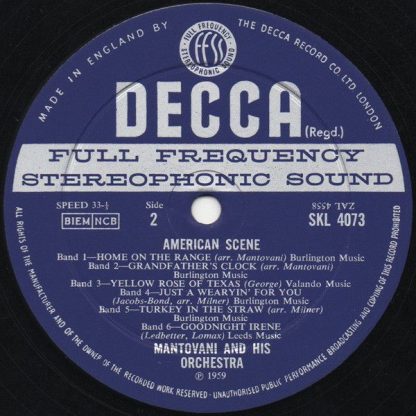 DECCA SKL 4073 - American Scene - Image 4