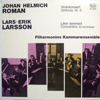 Swedish Society Discofil SLT 33187 - Violinkonsert, Sinfonia Nr.