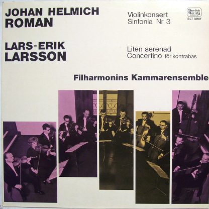 Swedish Society Discofil SLT 33187 - Violinkonsert, Sinfonia Nr.