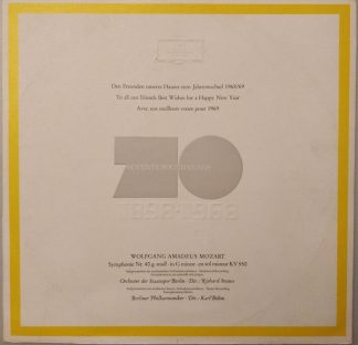 Deutsche Grammophon 642 010 - Symphonie Nr. 40 G-Moll KV 550