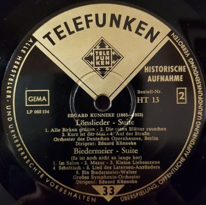 Telefunken HT 13 - Eduard Kunneke - Image 4