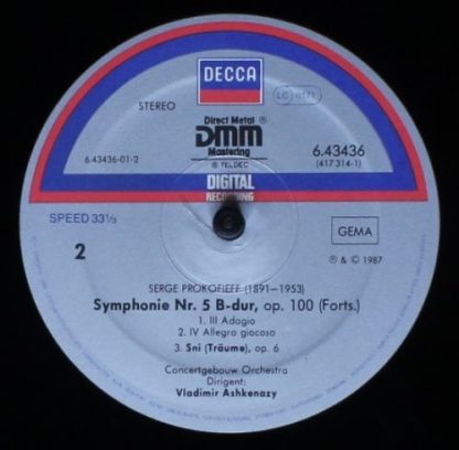 DECCA 417 314-1 - Symphony No. 5 - Пятая Симфония Соч. 100; Drea - Image 4