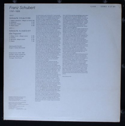 Eterna 827551 - Sinfonie nr. 3 Sinfonie nr. 4 Die Tragische - Image 2