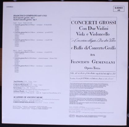 DECCA 6.42403 AS - 6 Concerti Grossi Op.3 - Image 2