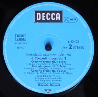 DECCA 6.42403 AS - 6 Concerti Grossi Op.3 - Image 4