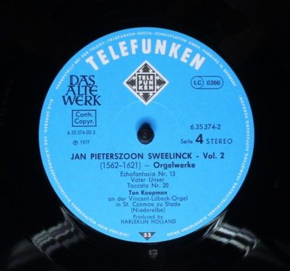 Telefunken 6.35374 GK - Volume 2 - Orgelwerke - Organ Works - Oe - Image 8