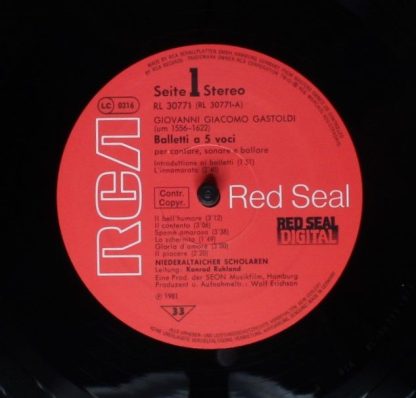 RCA Red Seal RL 30771 - Balletti A 5 Voci (Per Cantare, Sonare E - Image 5