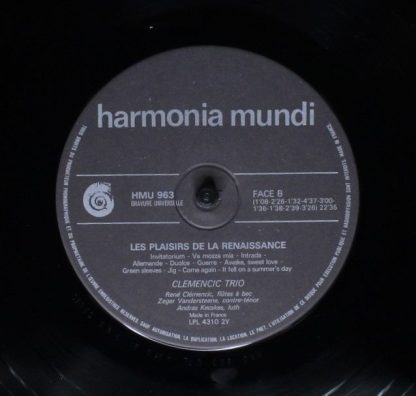 Harmonia Mundi HMU 963 - Les Plaisirs de la Renaissance. Danses - Image 6