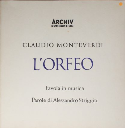 Archiv Produktion 14057 / 58 APM - L'Orfeo - Favola In Musica - Image 3