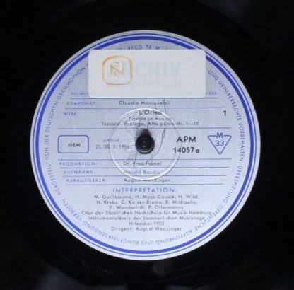 Archiv Produktion 14057 / 58 APM - L'Orfeo - Favola In Musica - Image 5