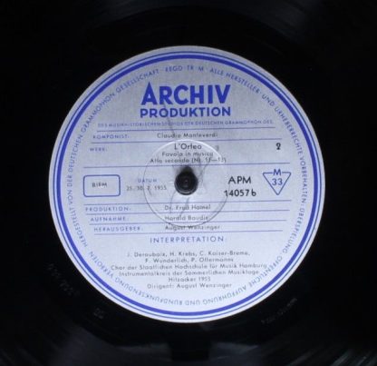 Archiv Produktion 14057 / 58 APM - L'Orfeo - Favola In Musica - Image 6