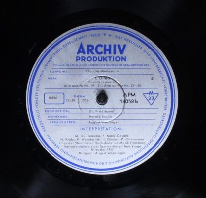 Archiv Produktion 14057 / 58 APM - L'Orfeo - Favola In Musica - Image 8