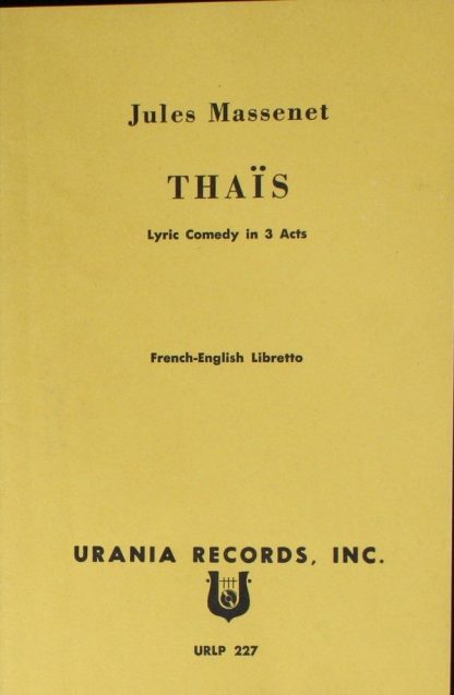 Urania Records (3) URLP 227 - Thaïs - Image 3