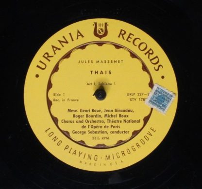 Urania Records (3) URLP 227 - Thaïs - Image 4