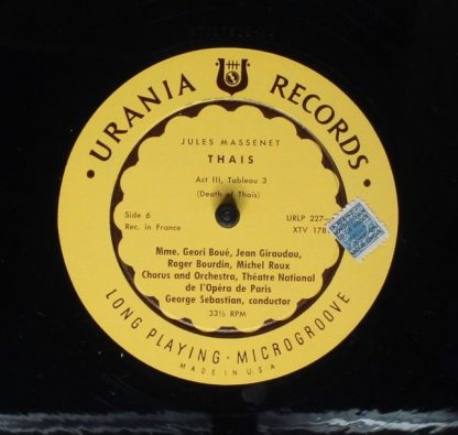 Urania Records (3) URLP 227 - Thaïs - Image 5