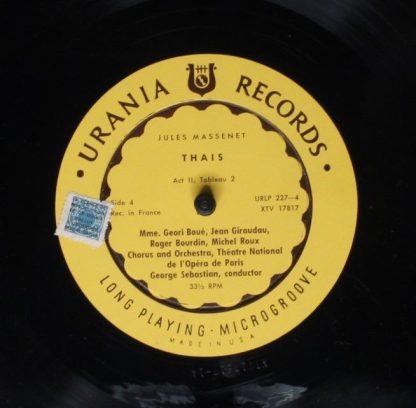 Urania Records (3) URLP 227 - Thaïs - Image 7
