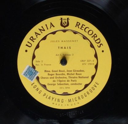 Urania Records (3) URLP 227 - Thaïs - Image 9