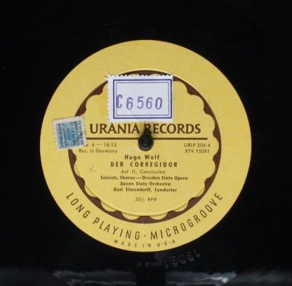 Urania Records (3) URLP-208 - Der Corregidor - Image 10