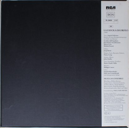 RCA RL 30856 - La Favola Di Orfeo (1494) - Image 2