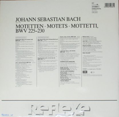EMI 27 0238 1 - Motets BWV 225-230 - Image 2