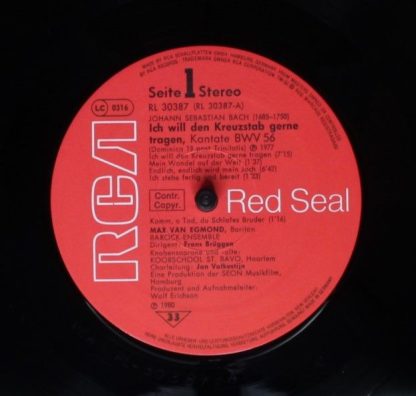 RCA RL 30387 - Kantaten "Kreuzstab" (BWV 56) & "Ich Habe Genug" - Image 5