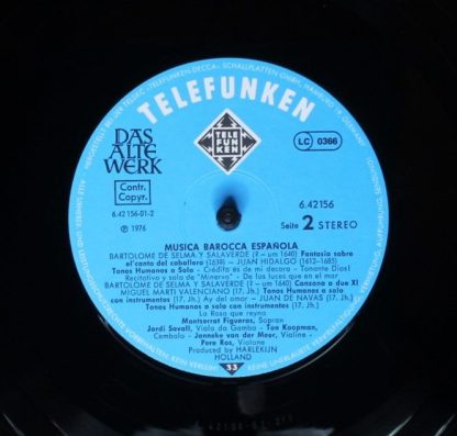 Telefunken 6.42156 - Musica Barroca Española - Image 6