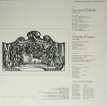 Harmonia Mundi 25 21750-7 - Magnificat • Motetten • Sonata - Image 2