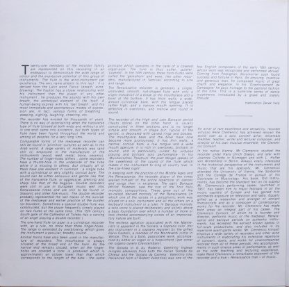 Harmonia Mundi HM 384 - René Clemencic Et Ses Flûtes - Image 3