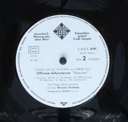 Telefunken 6.41273 - Officium Defunctorum Motetten - Image 6