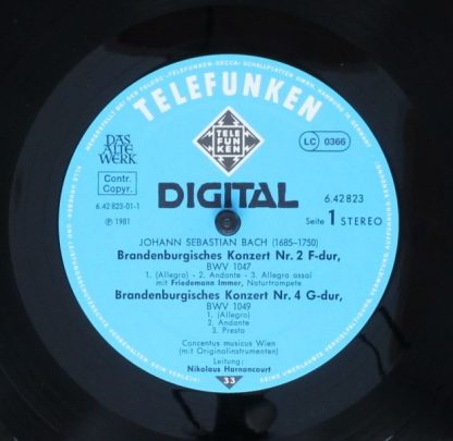 Telefunken 6.42823 AZ - Brandenburgische Konzerte Nr.1∙2∙4 - Image 5