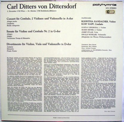 Polyhymnia 1971 - Kammermusik - Image 2