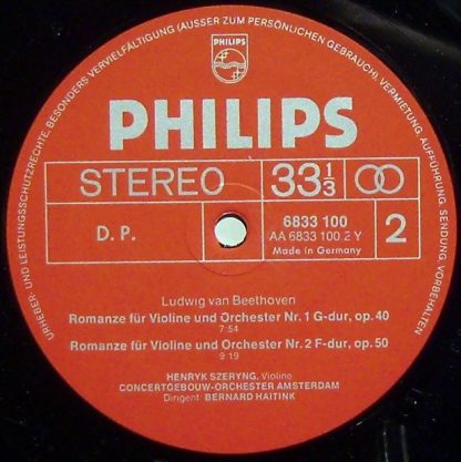 Philips 6833 100 - Spielt Mozart Und Beethoven - Image 3