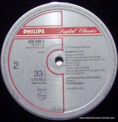Philips Digital Classics 420 240-1 - Les Boréades / Dardanus (Su - Image 6