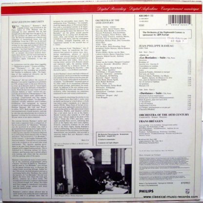 Philips Digital Classics 420 240-1 - Les Boréades / Dardanus (Su - Image 4