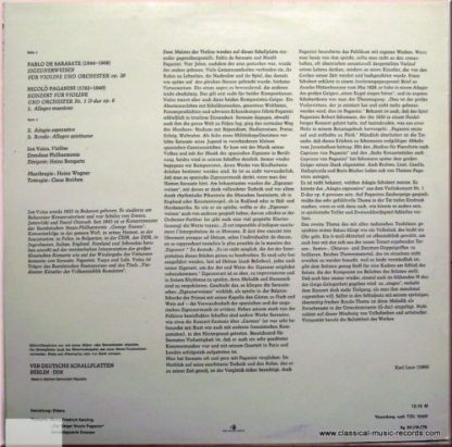 Eterna 8 25 840 - Zigeunerweisen Für Violine Und Orchester Op. 2 - Image 3