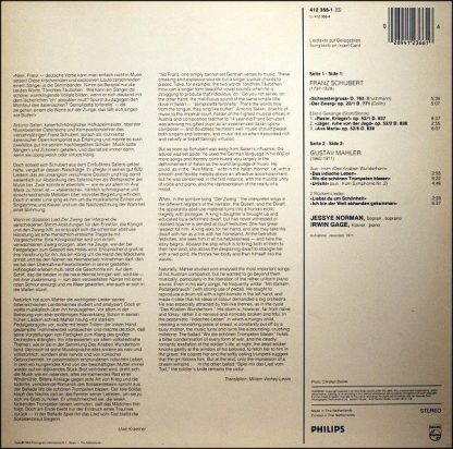 Philips 412 366-1 - Lieder • Songs - Image 6