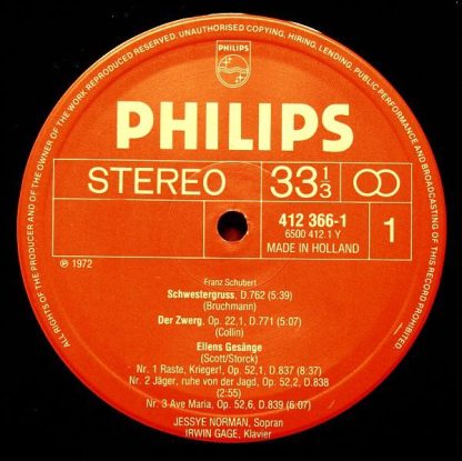 Philips 412 366-1 - Lieder • Songs - Image 8