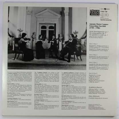 Schwann Musica Mundi VMS 720 - String Quartets - Image 2