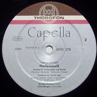 Capella (4) MTH 278 - Harfenmusik - Image 3