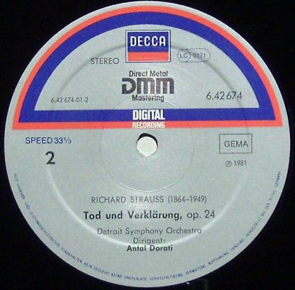 DECCA 6.42674 - Don Juan / Till Eulenspiegel / Tod Und Verklärun - Image 3