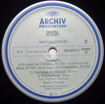 Archiv Produktion 415 674-1 AH - Concerti »Alla Rustica« - Image 3