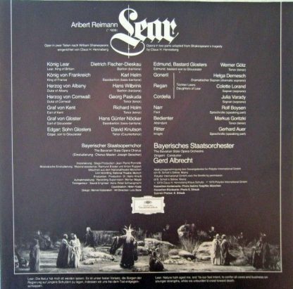 Deutsche Grammophon 2709 089 - Lear - Image 2